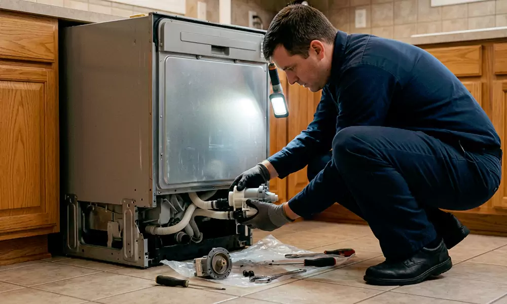 Dishwasher Pump Replacement in Southaven, MS